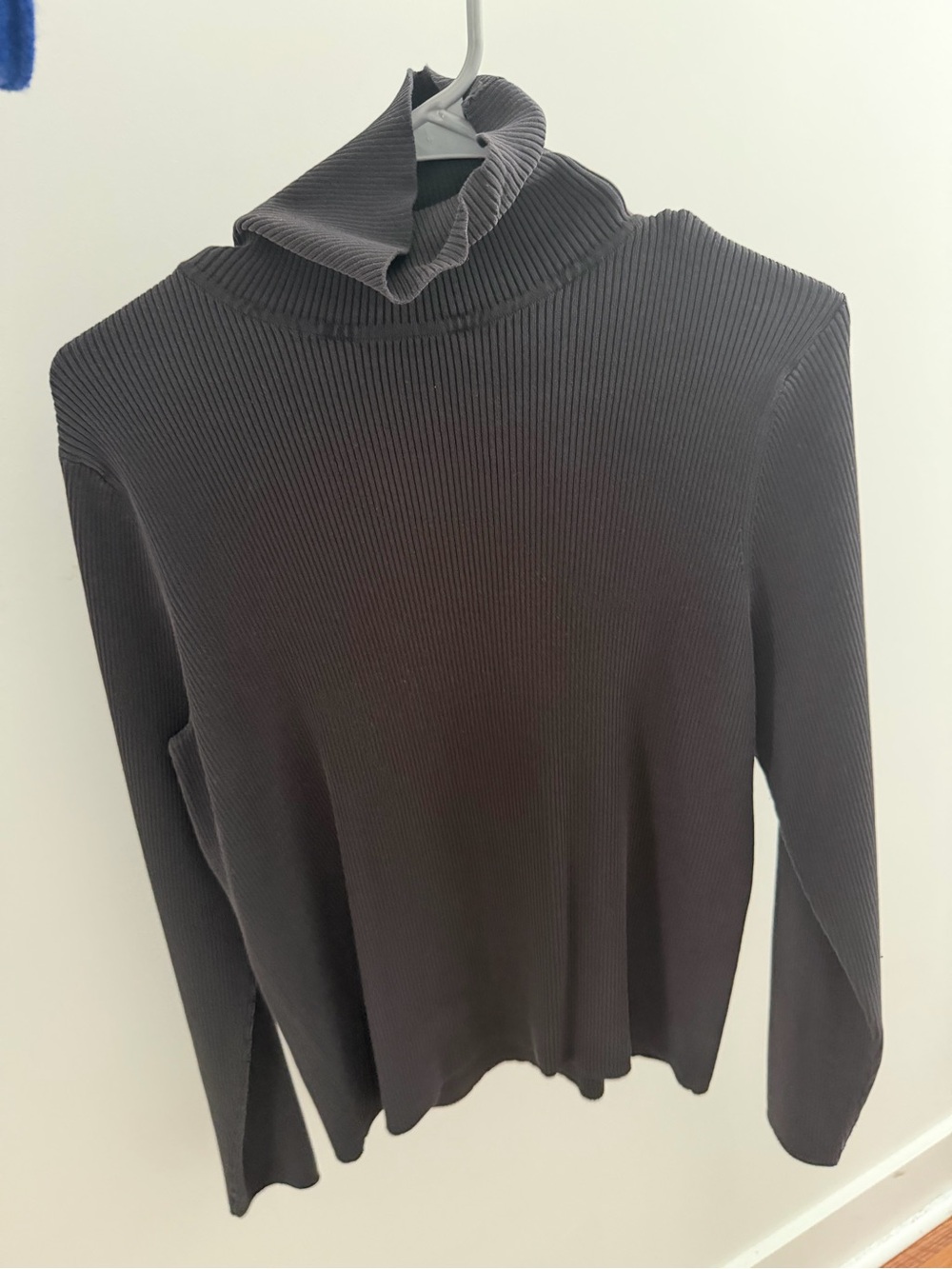 Kim Rogers Ribbed Turtleneck Sweater - Charcoal